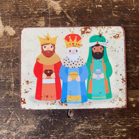 Christmas 3 kings | Metal Vintage Wall Sign
