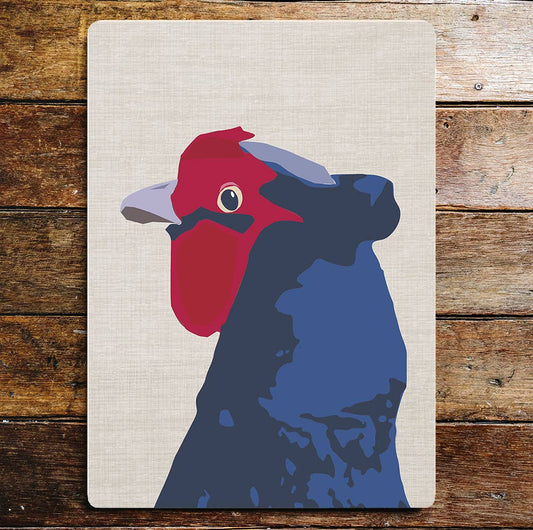 Cock pheasant wild bird wall art | Metal Sign Plaque