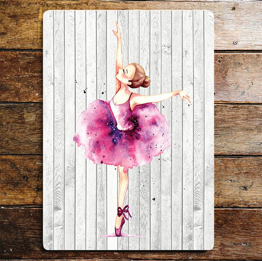 Ballerina Pink | Metal Sign Plaque