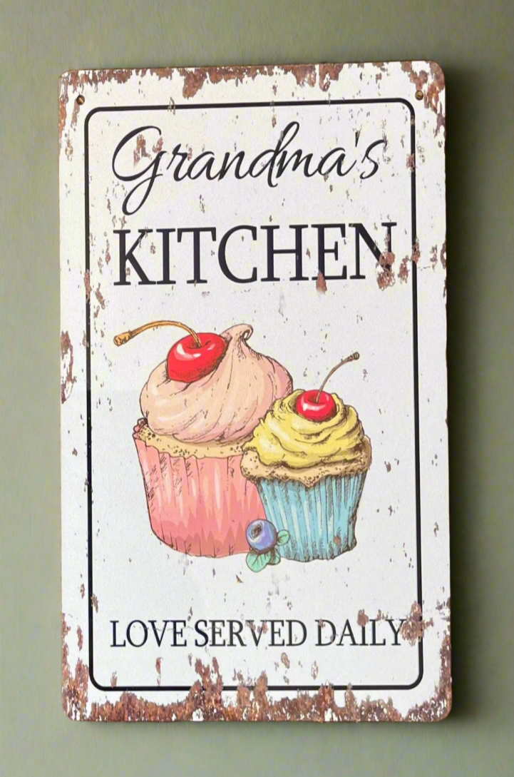 Grandma kitchen Sign Personalised | Metal Sign