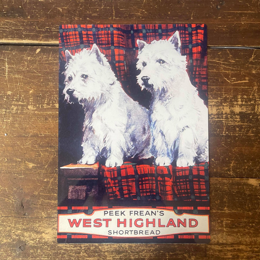Peek Freans West Highland Shortbread Metal Sign