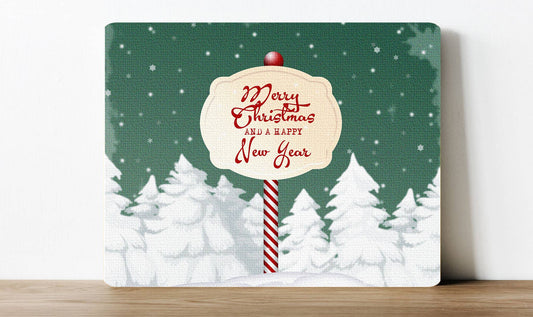Merry Christmas New Year | Metal Sign Plaque