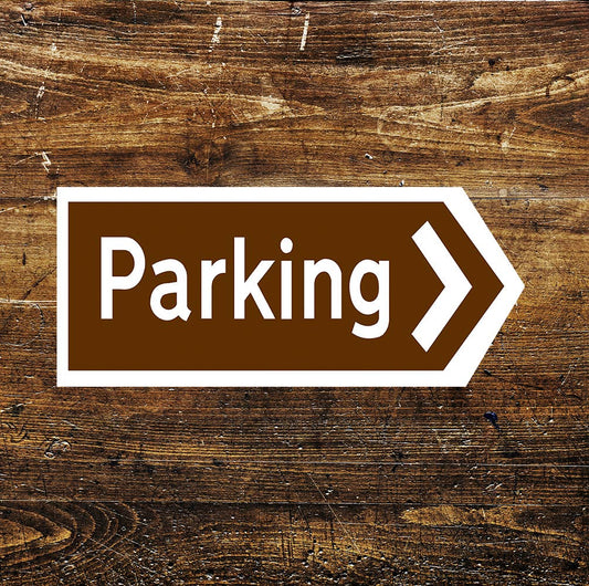 Parking Information Road Car Notice | Metal Sign