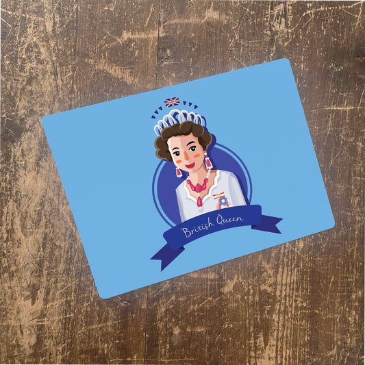British English Queen Elizabeth II | Metal Wall Sign