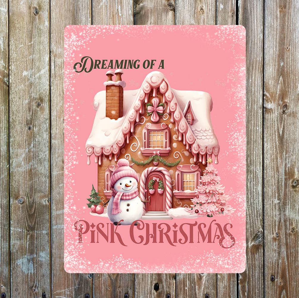 Dreaming of a Christmas | Metal Sign Plaque