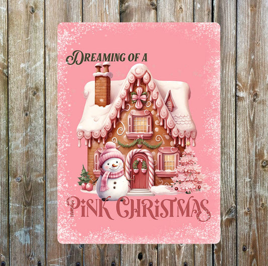Dreaming of a Christmas | Metal Sign Plaque