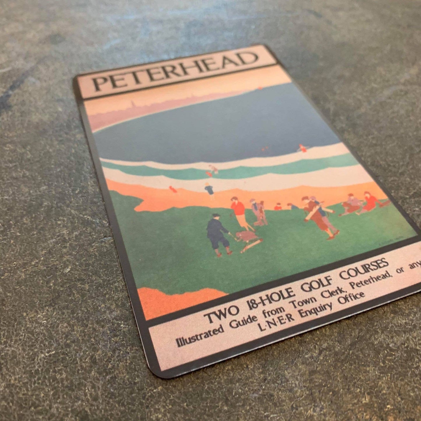Peterhead two 18 hole golf coursed Metal Sign