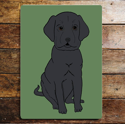 Labrador Dog | Metal Wall Sign Plaque