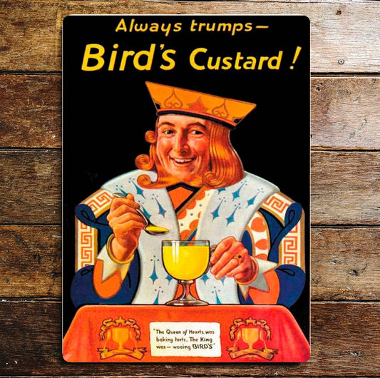 Always Trumps Birds Custard | Metal Sign