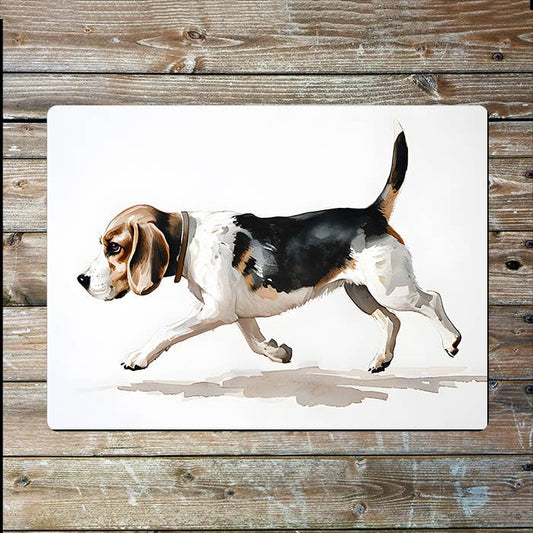 Beagle Dog | Farm Farmhouse | Metal Sign Plaque