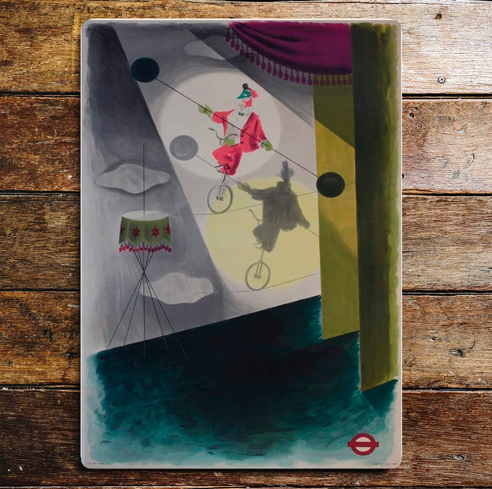 Underground Circus | Metal Travel Wall Sign