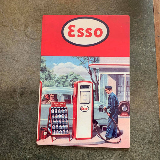 Esso | Metal Advertising Wall Sign