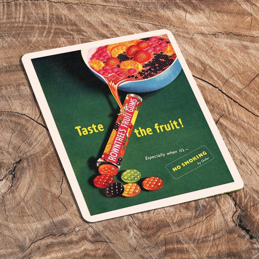 Rowntrees fruit Gums Taste The Fruit Metal Sign