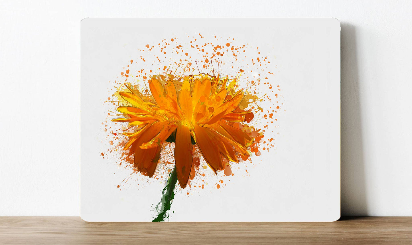 Watercolour Dandelion Flower Painting | Metal Sign Plaque