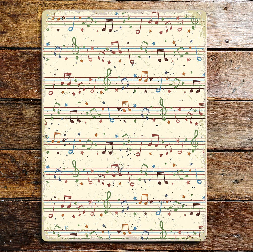 Music Sheet | Metal Wall Sign