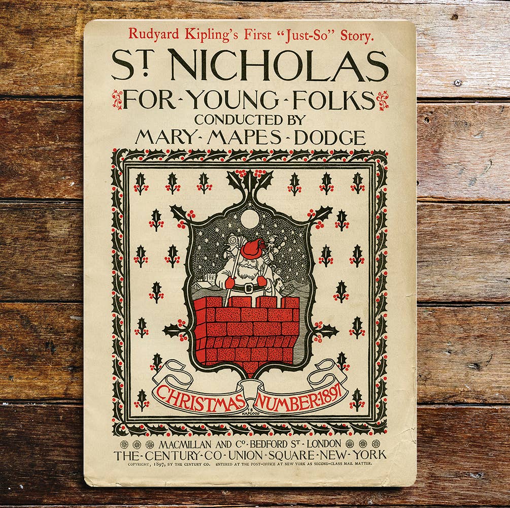 NICHOLAS CHRISTMAS SANTA Wall | Metal Sign Plaque