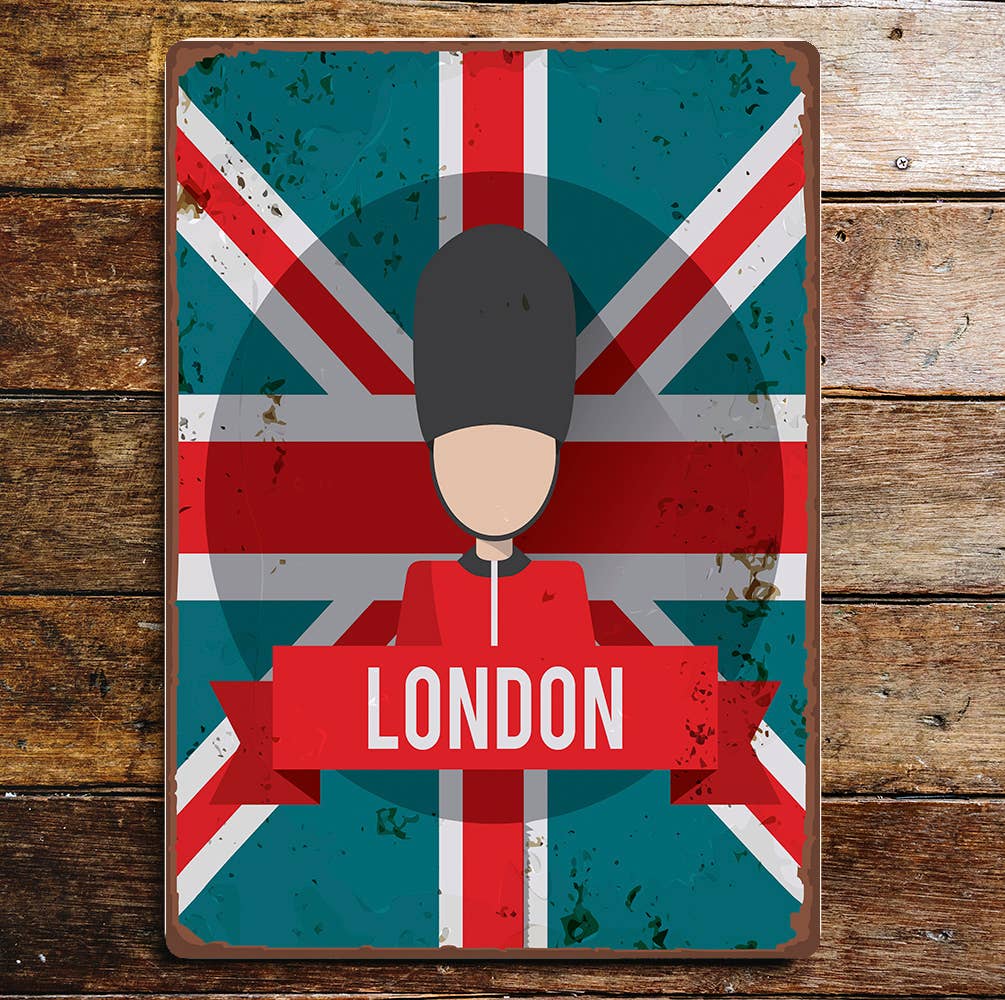 London Guard British England | Metal Wall Sign