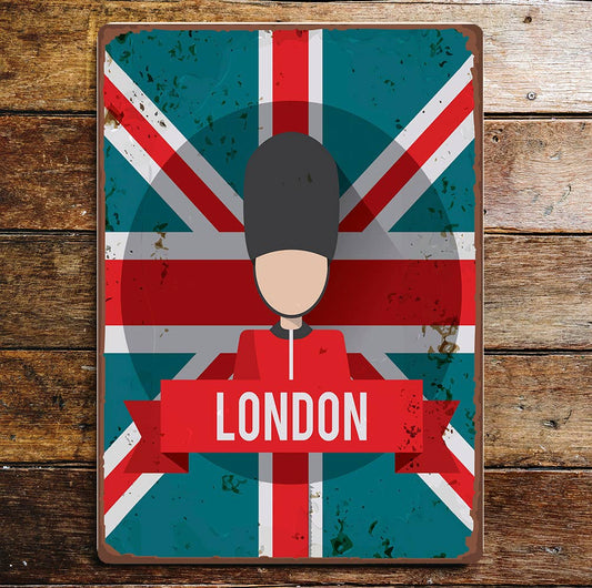 London Guard British England | Metal Wall Sign