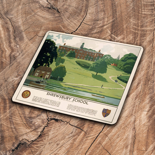 Shrewsbury School Metal Travel Wall Sign