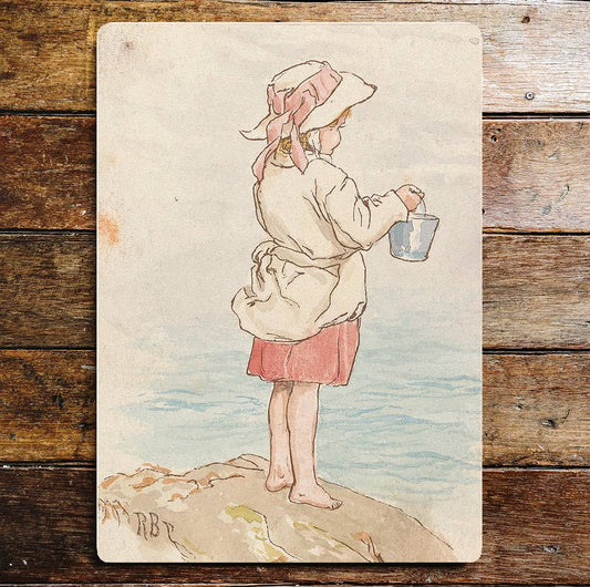 Vintage Seaside | Metal Sign Plaque