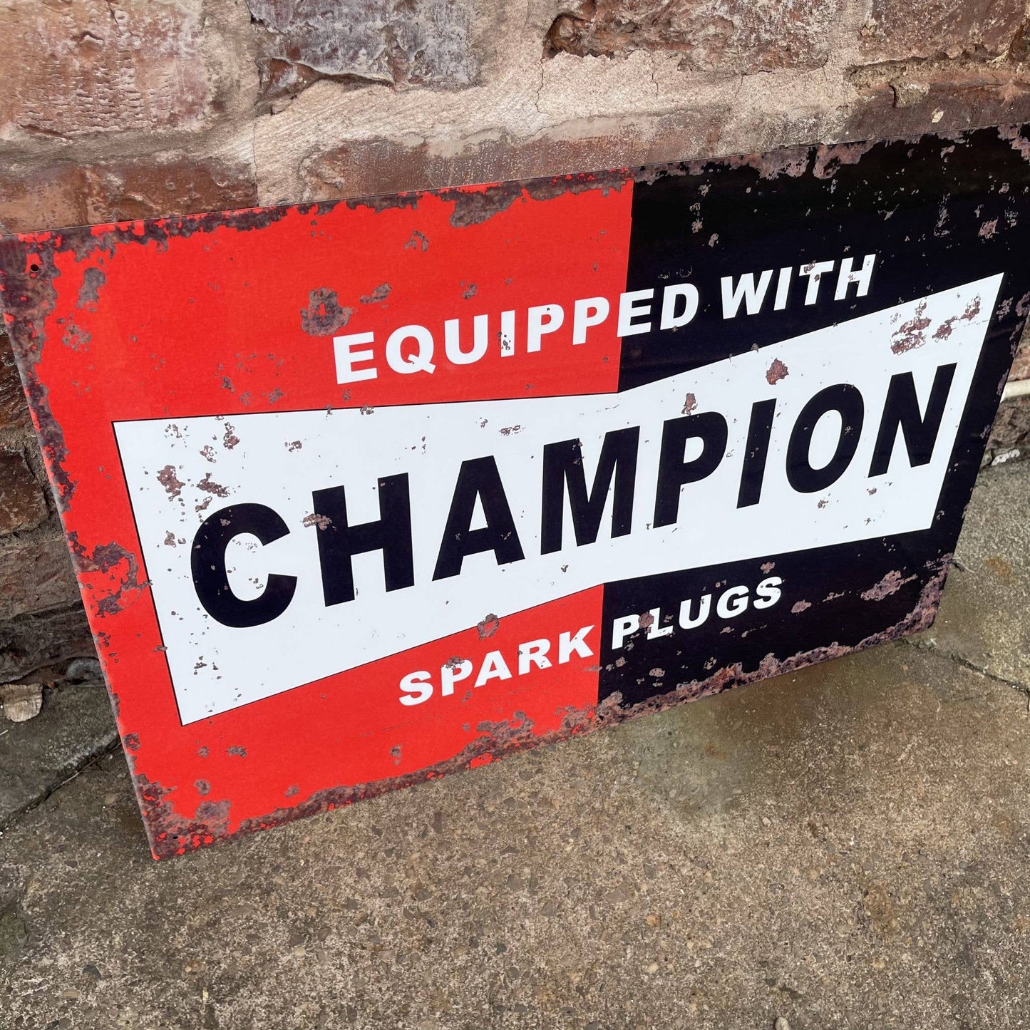 Champion Spark Plugs | Metal Sign Plaque