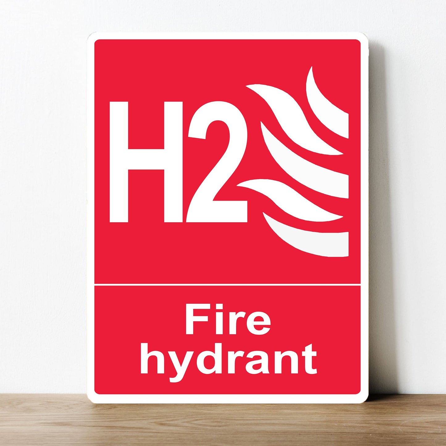 Fire Hydrant Signage H2 | Metal Sign Plaque