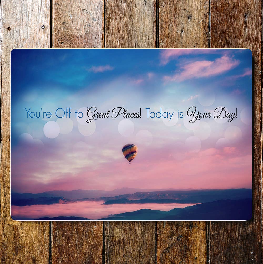 Lifestyle travel well being | Metal Sign Plaque