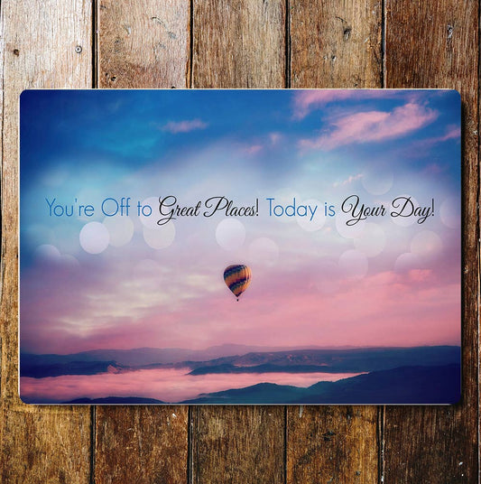 Lifestyle travel well being | Metal Sign Plaque