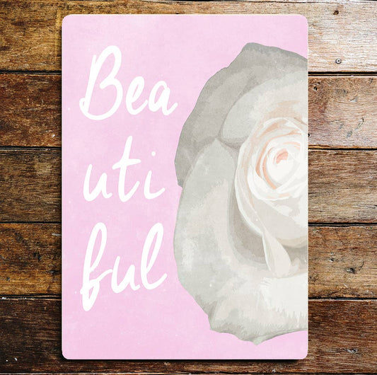 Beautiful pink art | Metal Sign Plaque
