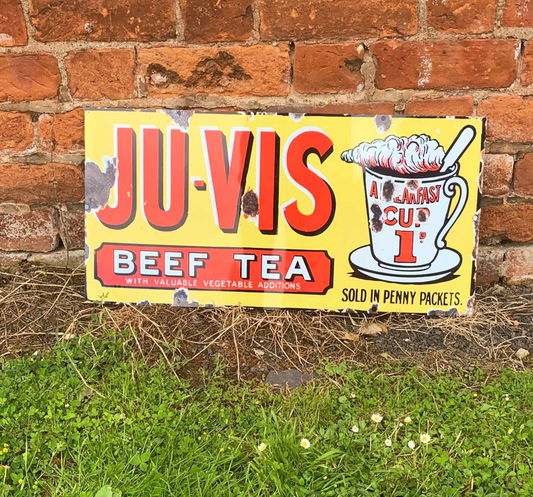Ju-Vis Beef Tea 24 | Metal Wall Sign