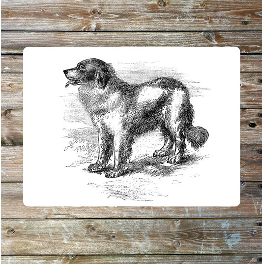 Newfoundland dog art | Metal Sign Plaque
