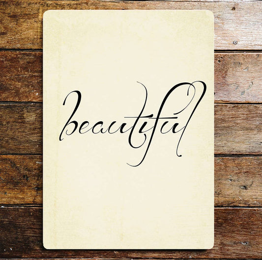 Beautiful elegant art | Metal Sign Plaque