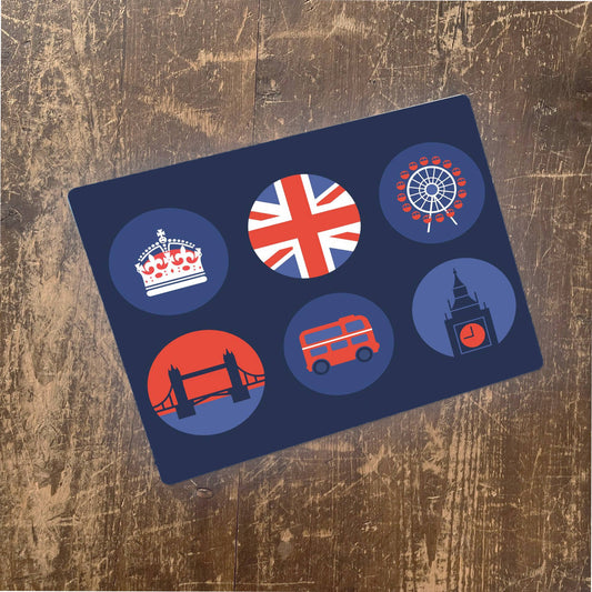 London Icon | Metal Advertising Wall Sign