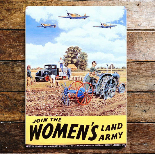 Women's land army garden | Metal Sign