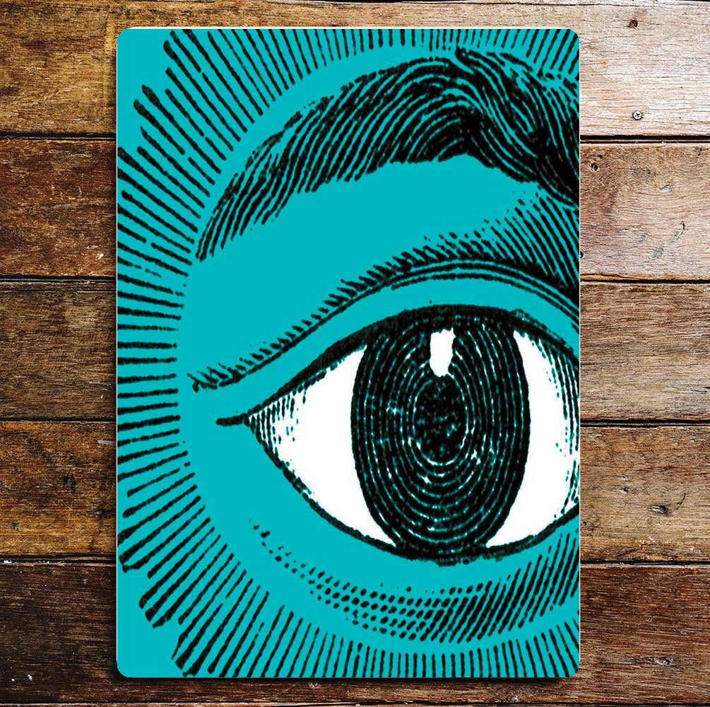 Blue Eye | Metal Movie Wall Sign