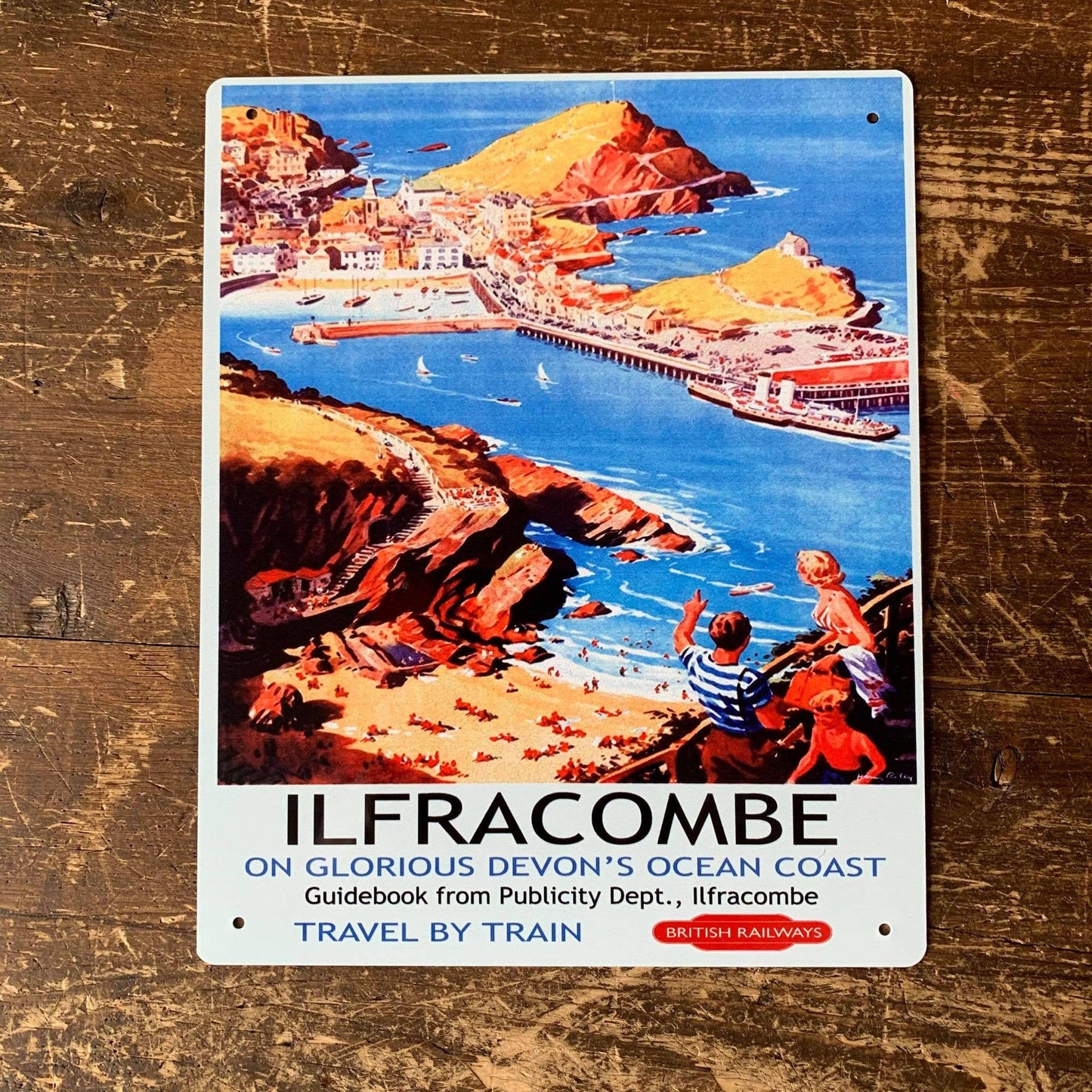 Ilfracombe British Railways | Metal Travel Wall Sign