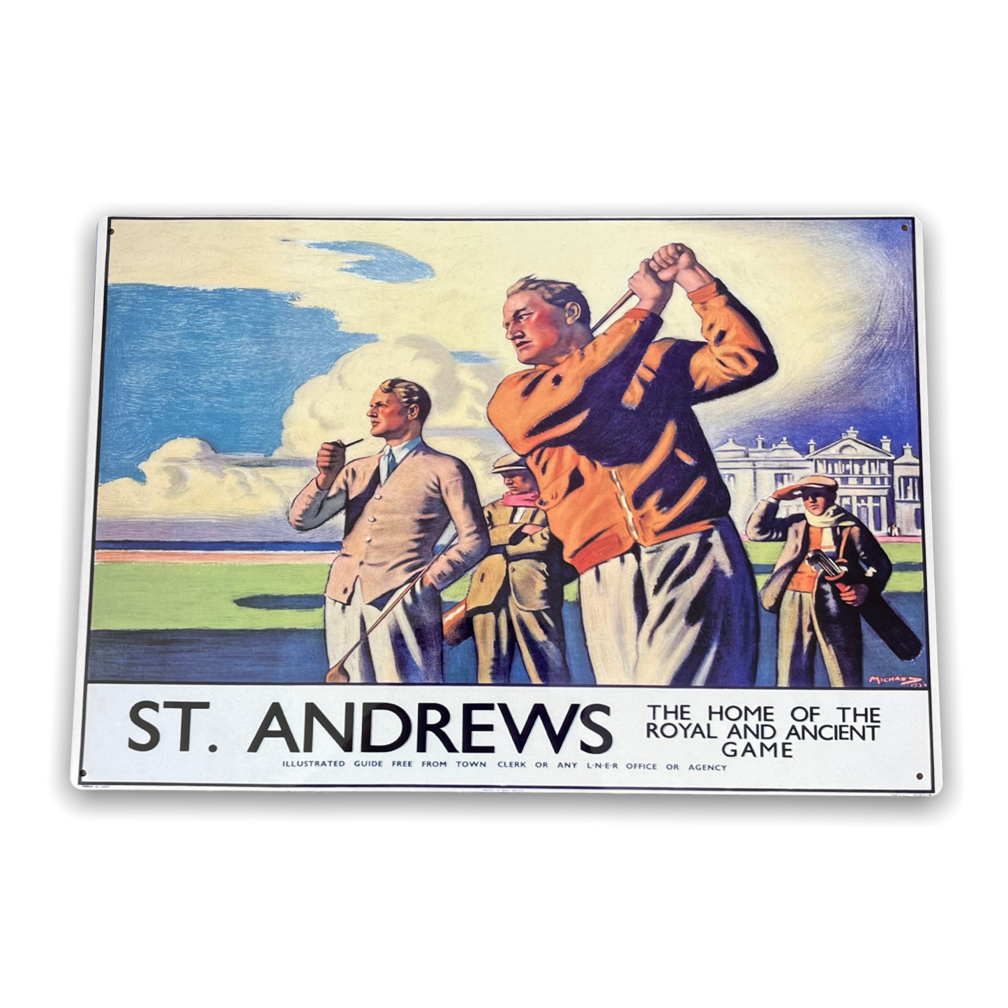 St Andrews The Home Of The Royal Metal Sign