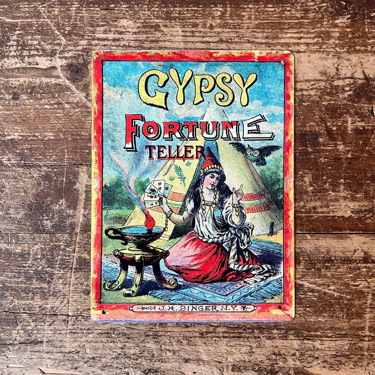 Gypsy Fortune Teller | Metal Sign Plaque