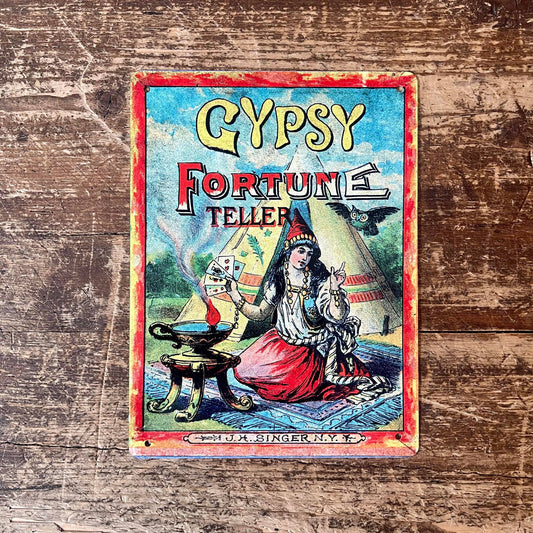 Gypsy Fortune Teller | Metal Sign Plaque