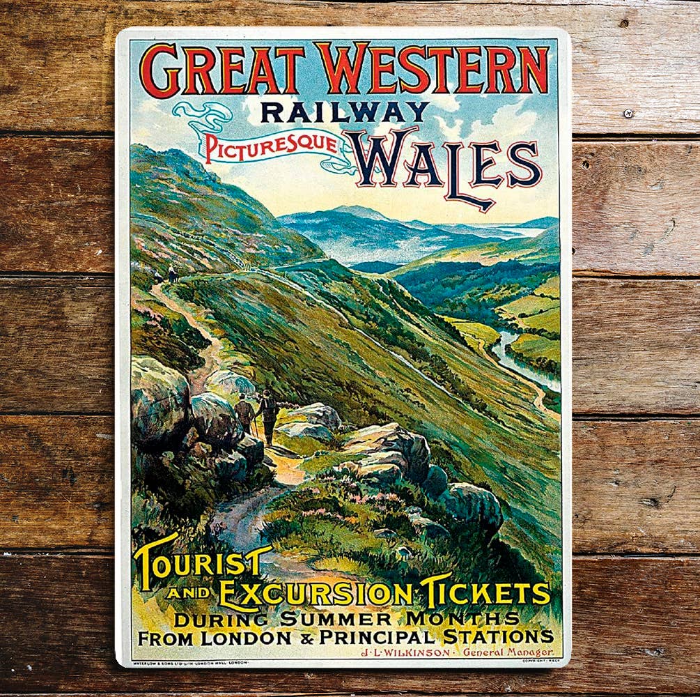 Great Western Wales Britsish Railways | Metal Sign