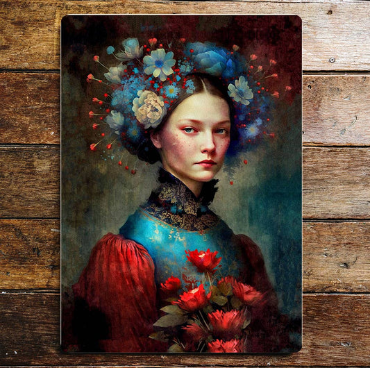 Fare Maiden Art | Metal Sign Plaque