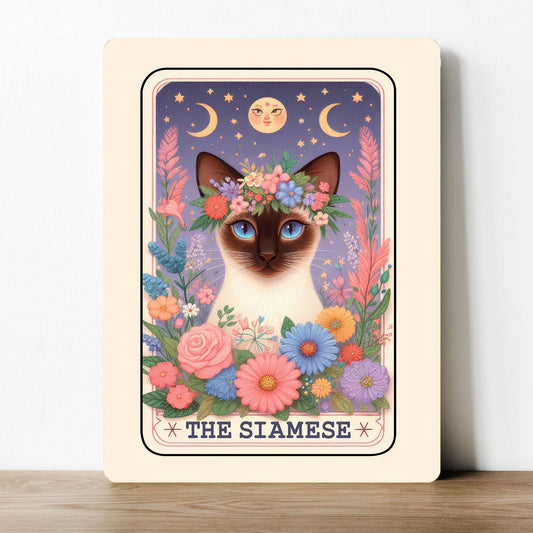 The Siamese Cat Tarot | Metal Sign Plaque