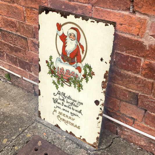 A Christmas joy Poem | Metal Vintage Wall Sign