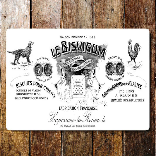 Le Bisvigum Animals | Metal Wall Sign