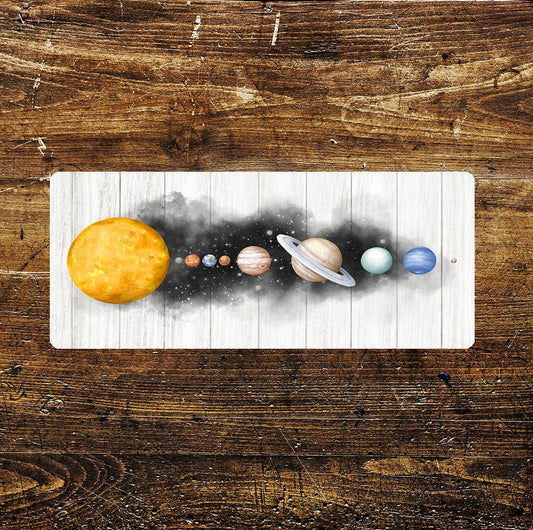 Space Planets - | Metal Sign