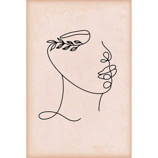 Metal Sign Line Lady Collection set Plaque 5