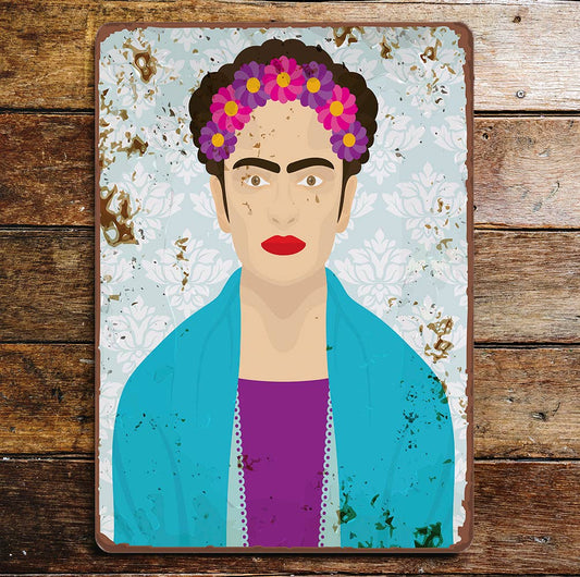 Frida Kahlo | Metal Wall Sign Plaque
