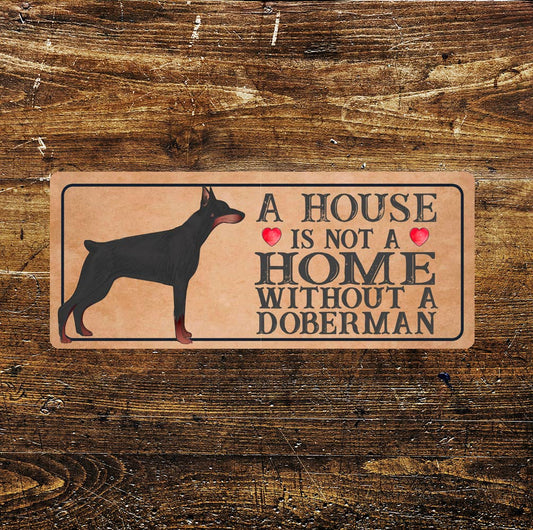 doberman Dog | Metal Sign Plaque