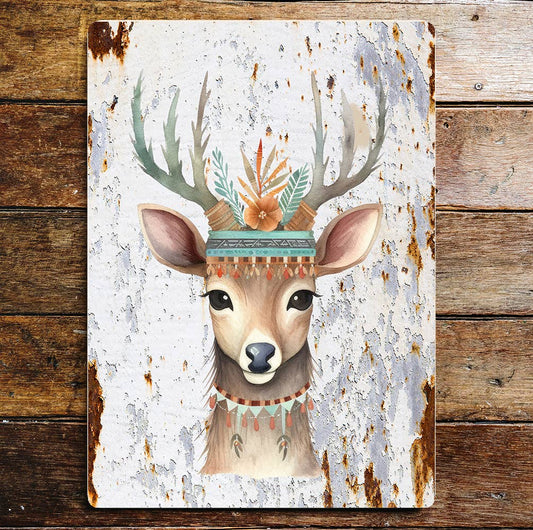 Buck Deer Wildlife Nature Lifestyle Art | Metal Sign Plaque
