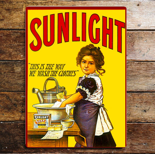 Sunlight Soap This Is The Way We Wash Clothes Metal Sign